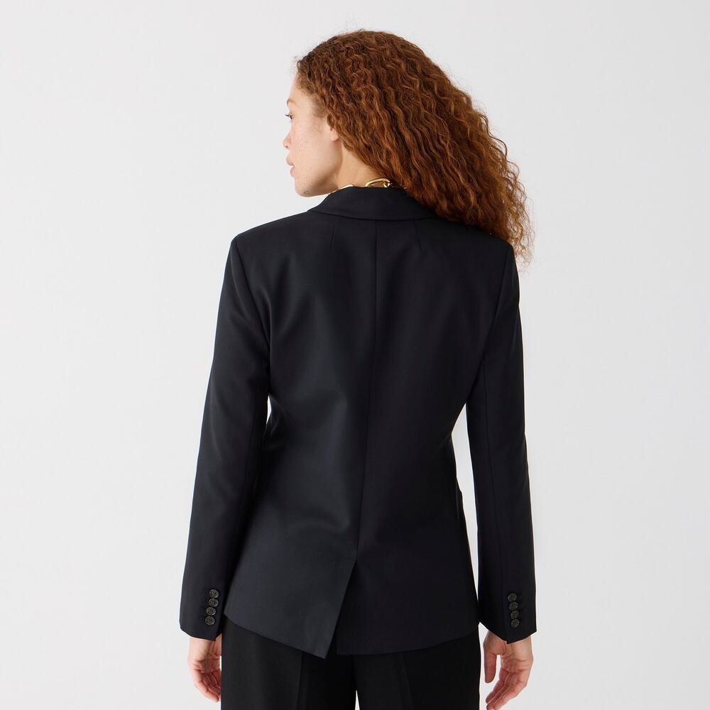 J.Crew Helena Blazer Jacket in City Twill Stretch One Button Front Tall Size 10T - Picture 2 of 12